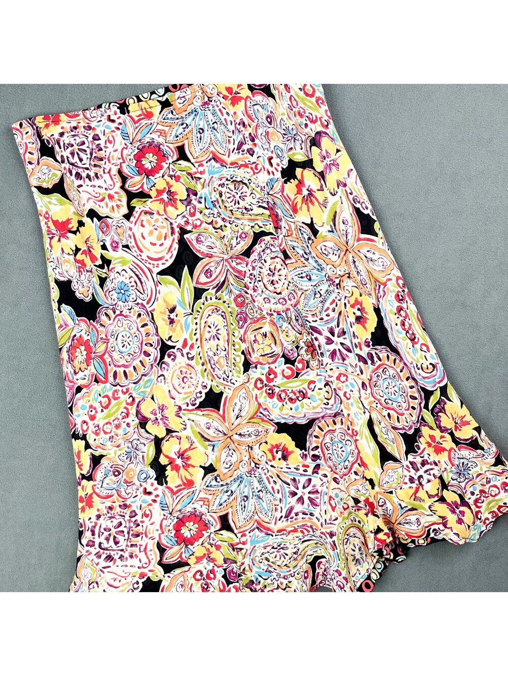 Y2K Reversible Patterned Slip Skirt